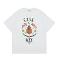 Casablanca "Casa Way" Architectural & Floral T-Shirt - White